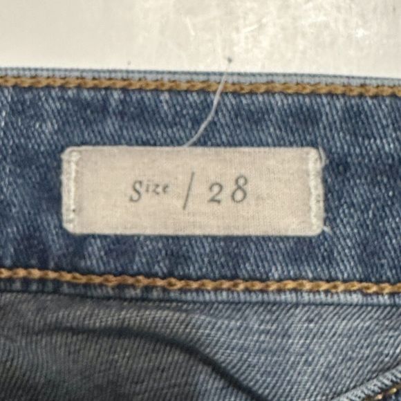 Pilcro And The Letterpress Anthropologie Womens Size 28 Jeans Denim Raw Hem - Picture 8 of 16